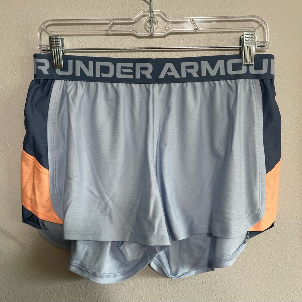Blue underarmour shorts